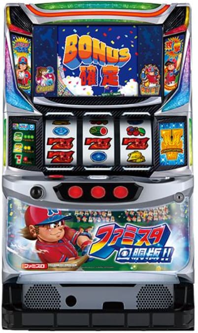 パチスロ ファミスタ メインビジュアル — 野球とスロットが融合したスマスロの世界